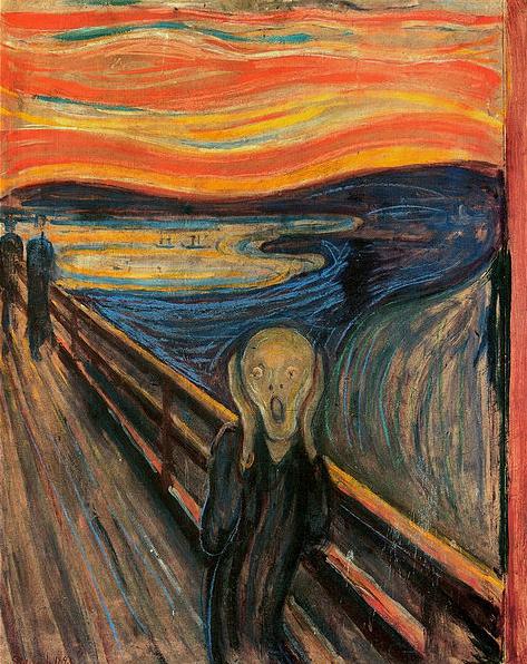 The scream 1983 - Edvard Munch Painting